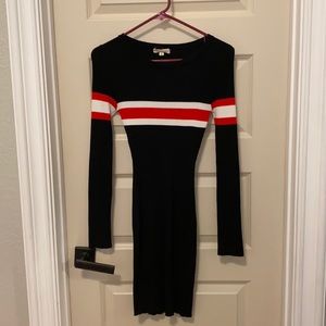 Pacsun bodycon long sleeve dress